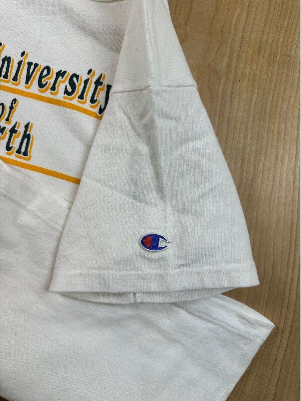 Vintage 90s University of North Carolina Charlotte tshirt champion thick uncc - Picture 10 of 13